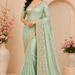 Mint Green Festive Saree