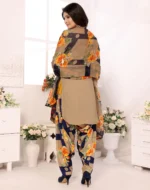 YASHIKA Unstitched Crepe Salwar Suit Material Printed - Image 3