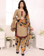 YASHIKA Unstitched Crepe Salwar Suit Material Printed - Image 2