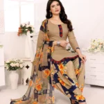 YASHIKA Unstitched Crepe Salwar Suit Material Printed