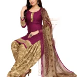 Priyashi Unstitched Crepe Salwar Suit Material Printed