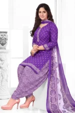 YASHIKA Unstitched Crepe Salwar Suit Material Printed